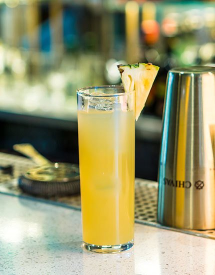 Pineapple Highball Whisky Cocktail Recipe