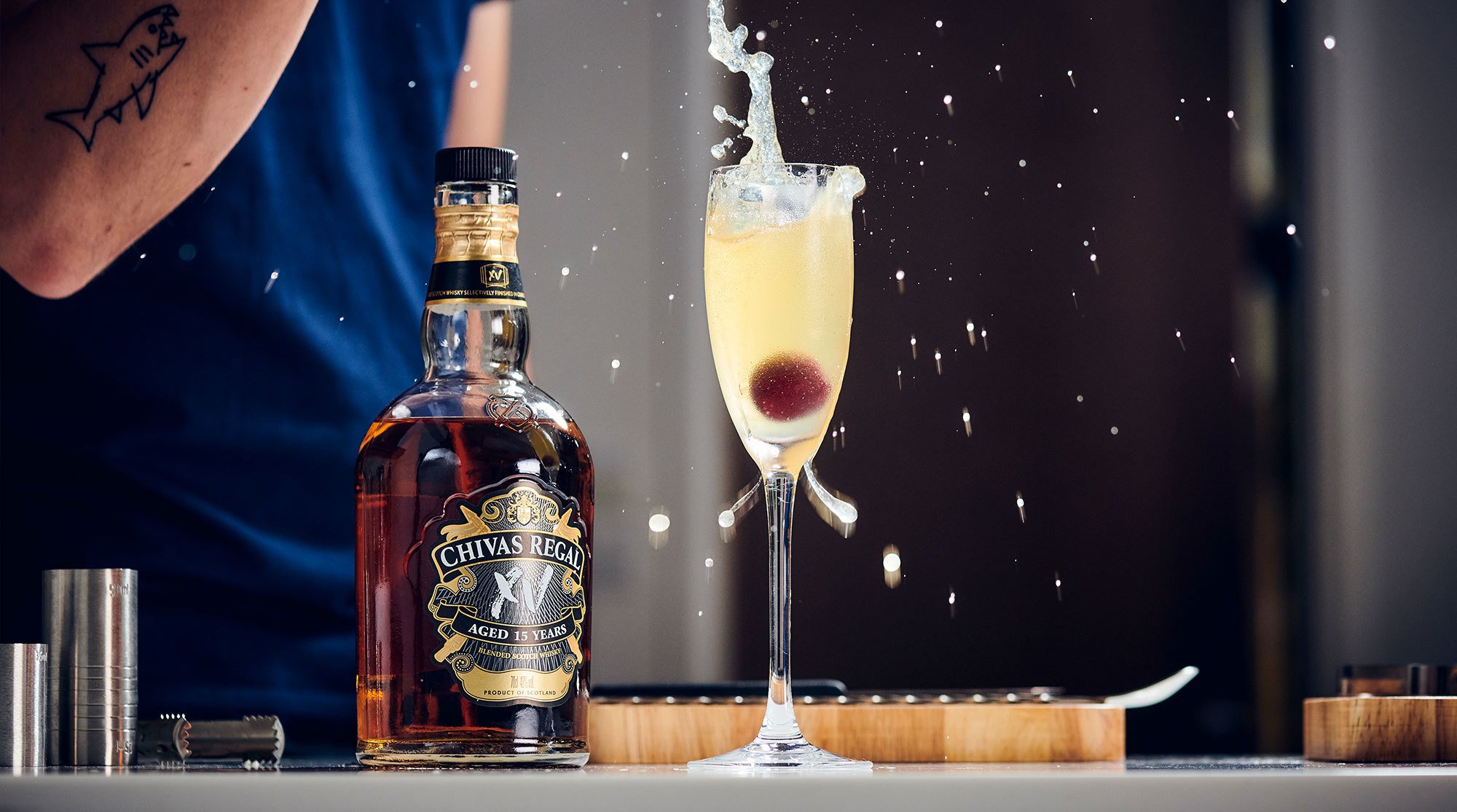 Chivas XV Chivas 75 Cocktail Chivas XV Chivas 75 Cocktail